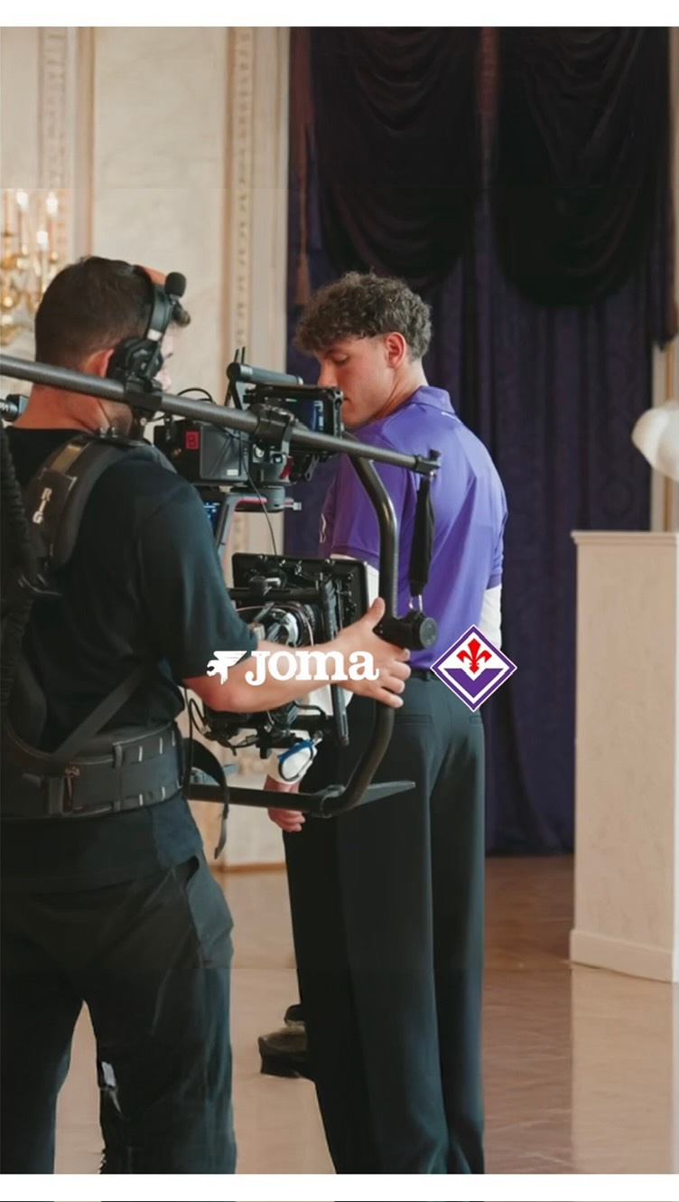 From the set of the new Fiorentina shirt campaign! 🎬 It’s always a privilege to work on such iconic projects. Big shoutout to @cocoproduccio…